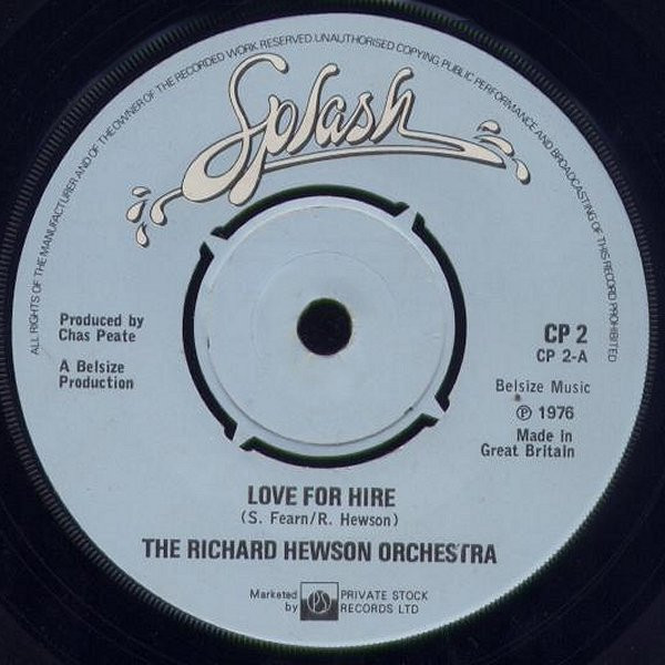 The Richard Hewson Orchestra - Love For Hire  Islands