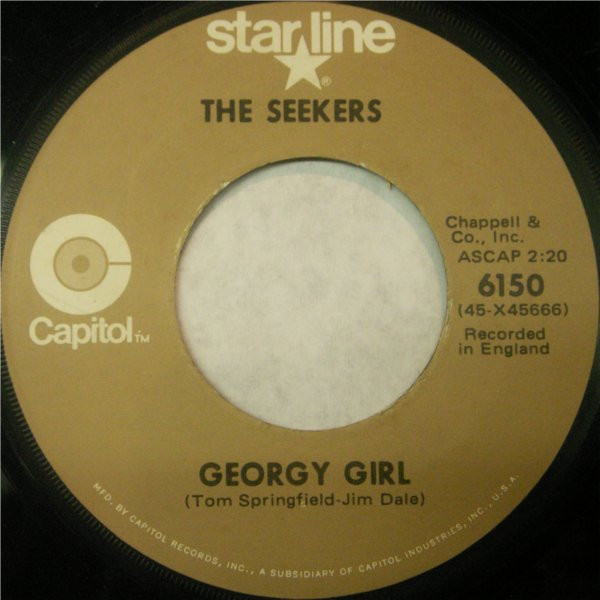The Seekers - Georgy Girl  Ill Never Find Another You