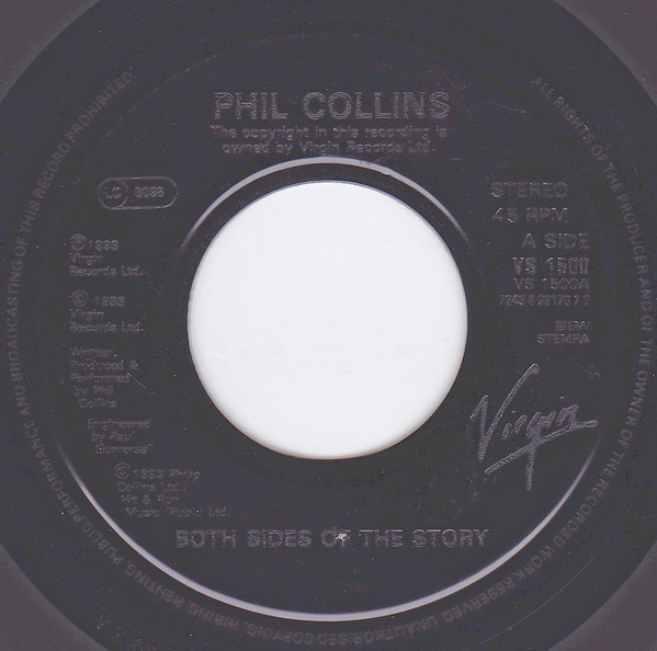 Phil Collins - Both Sides Of The Story