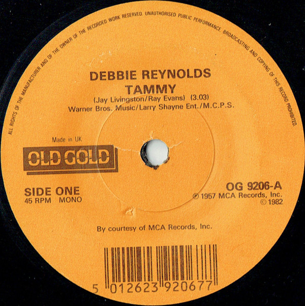 Debbie Reynolds  Jane Morgan -  Tammy  The Day The Rains Came