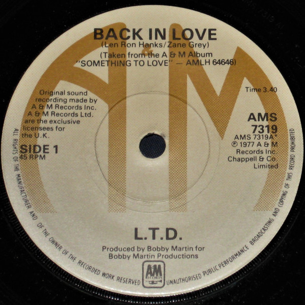 LTD - Back In Love