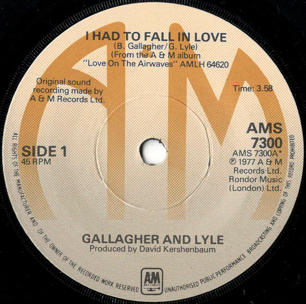 Gallagher  Lyle -  I Had To Fall In Love