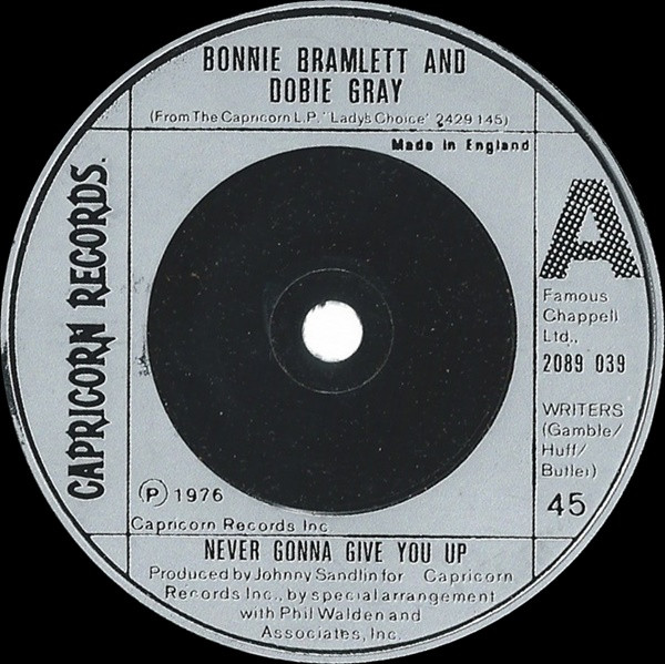 Bonnie Bramlett And Dobie Gray - Never Gonna Give You Up