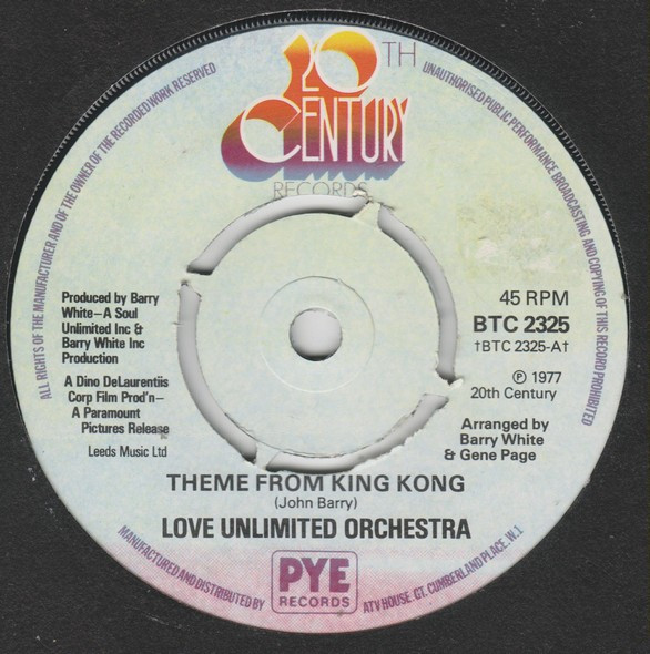 Love Unlimited Orchestra -  Theme From King Kong