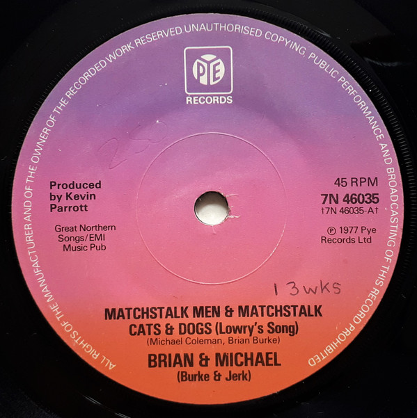 Brian  Michael Burke  Jerk - Matchstalk Men And Matchstalk Cats And Dogs