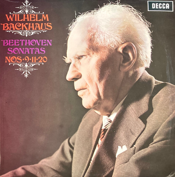 Wilhelm Backhaus Beethoven - Sonatas Nos 91120