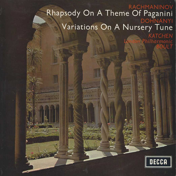 Rachmaninov  Dohnnyi Katchen Boult - Rhapsody On A Theme Of Paganini