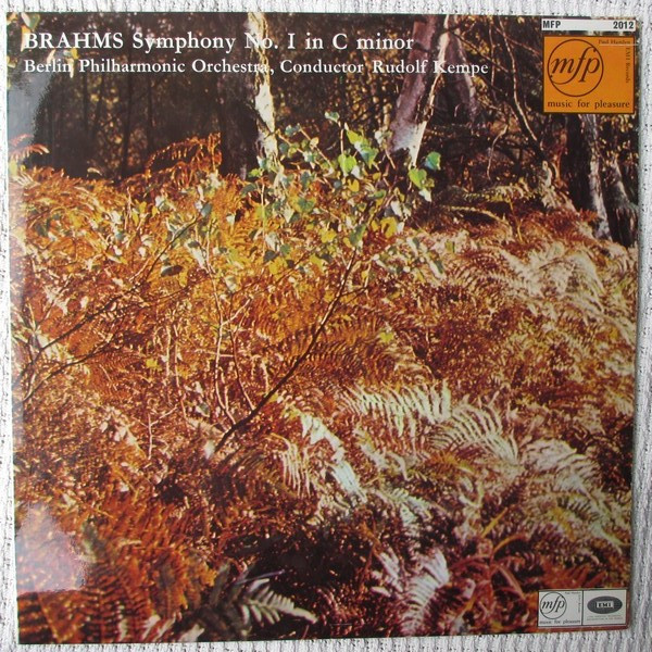 Berlin Philharmonic Orch  Rudolf Kempe Brahms - Brahms Symphony No 1 In C Minor