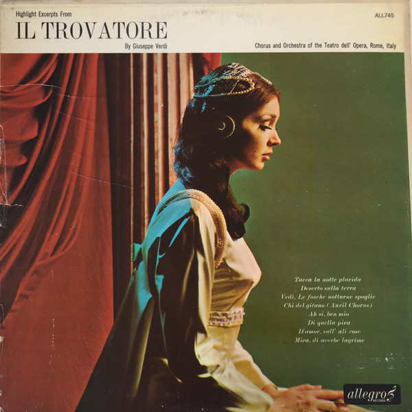 Verdi  Orch Teatro DellOpera Di Roma - Highlight Excerpts From Il Trovatore