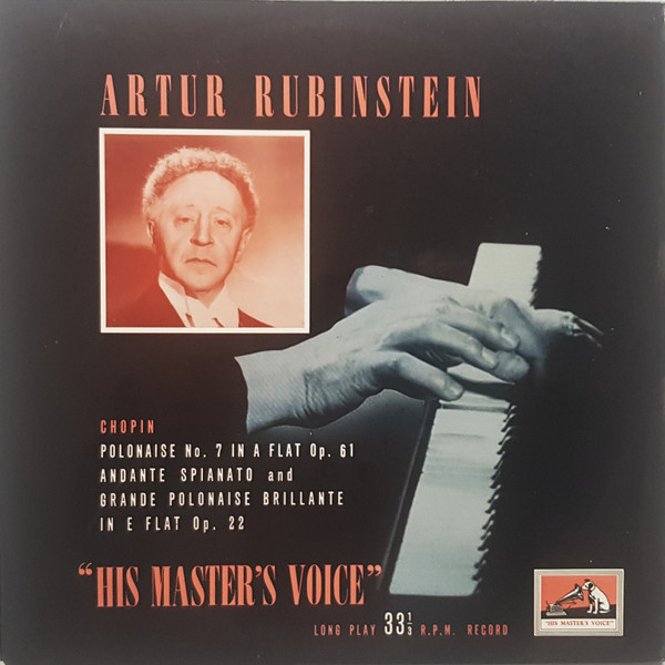 Chopin Arthur Rubinstein -  Polonaise No7  Andante Spianato