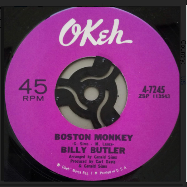 Billy Butler - Right Track  Boston Monkey