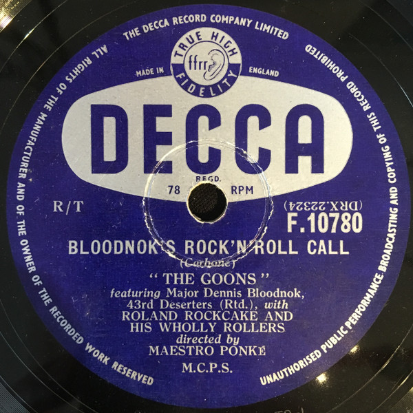 The Goons - Bloodnoks RocknRoll Call  The Ying Tong Song