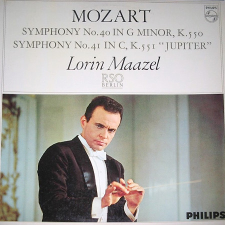 Mozart  RSO Berlin Lorin Maazel  -  Symphony No 40 In G Minor   No41 In C