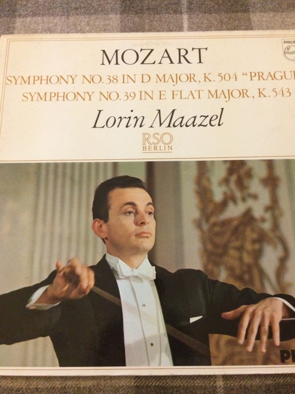 Mozart RSO Berlin Lorin Maazel - Symphony No 38 In D  Symphony No 39 In E Flat