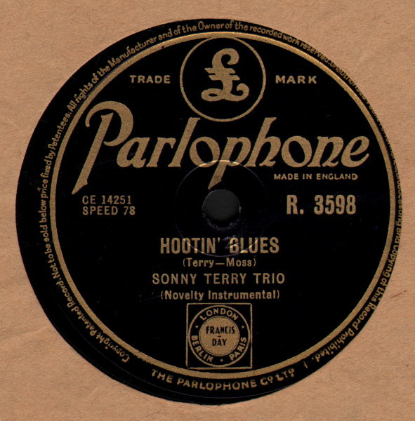 Sonny Terry Trio  Tommy Reilly - Hootin Blues  Bop Goes The Weasel