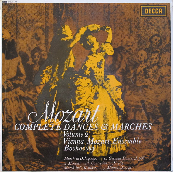 Mozart Vienna Mozart Ensemble Boskovsky -  Complete Dances  Marches Volume 2