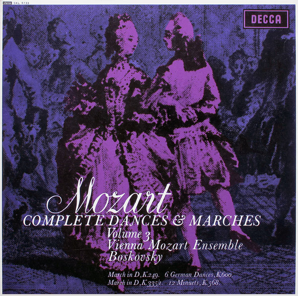 Mozart Vienna Mozart Ensemble Boskovsky - Complete Dances  Marches Volume 3