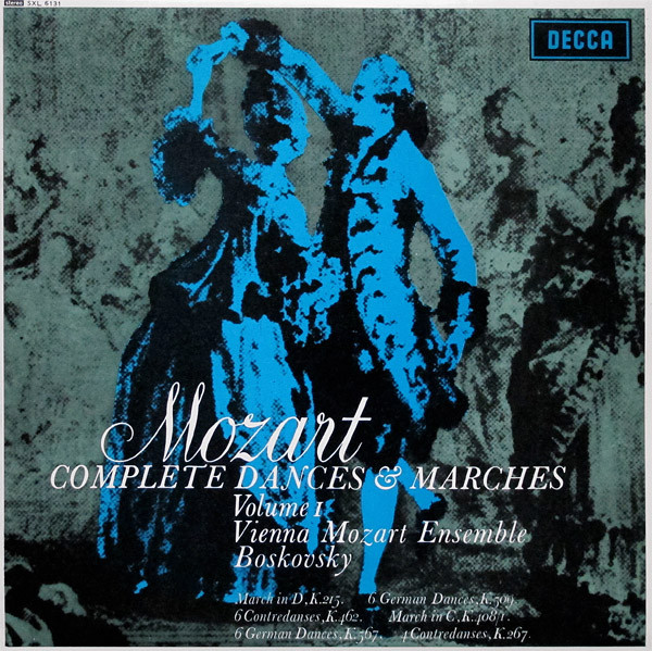 Mozart Vienna Mozart Ensemble Boskovsky - Complete Dances  Marches Volume I