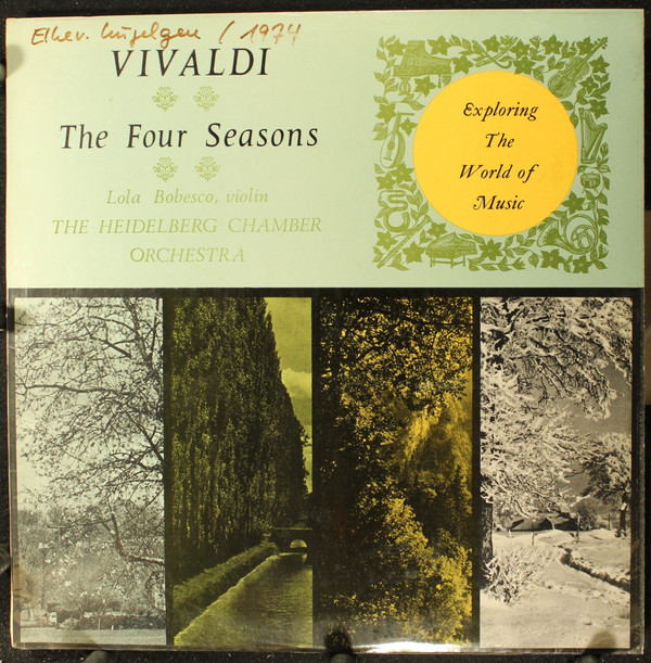 Vivaldi  Lola Bobesco  Heidelberg Chamber Orch -  The Four Seasons