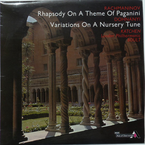 Rachmaninoff Dohnnyi Katchen Boult - Rhapsody On A Theme Of Paganini