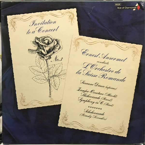 Ansermet Ferdinand Hrold Maurice Ravel -  Invitation To A Concert No 3