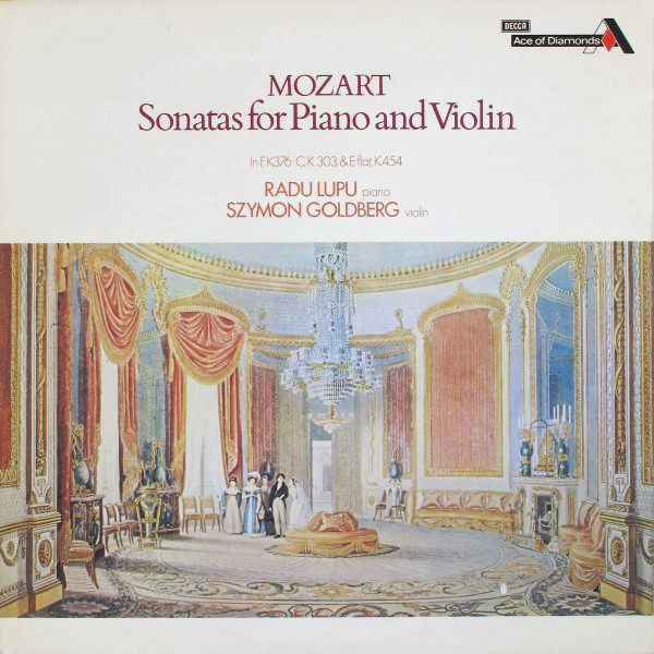 Mozart Radu Lupu Szymon Goldberg - Sonatas For Piano And Violin In F K376