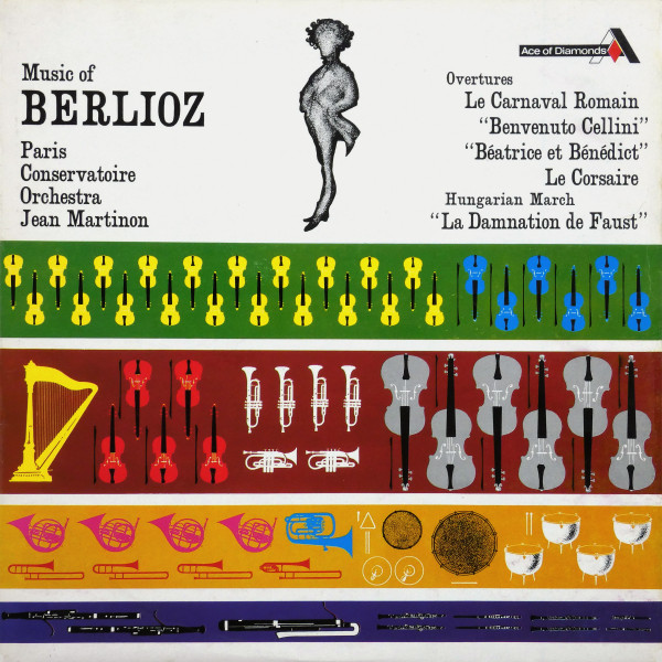 Berlioz  Paris Conservatoire Orch Jean Martinon - Music Of Berlioz