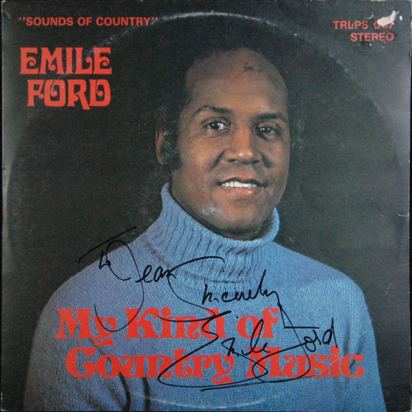 Emile Ford -  My Kind Of Country Music Signed  Blue Vinyl