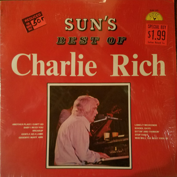 Charlie Rich - Suns Best Of Charlie Rich