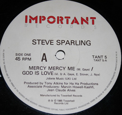Steve Sparling - Medley Mercy Mercy MeGod Is Love