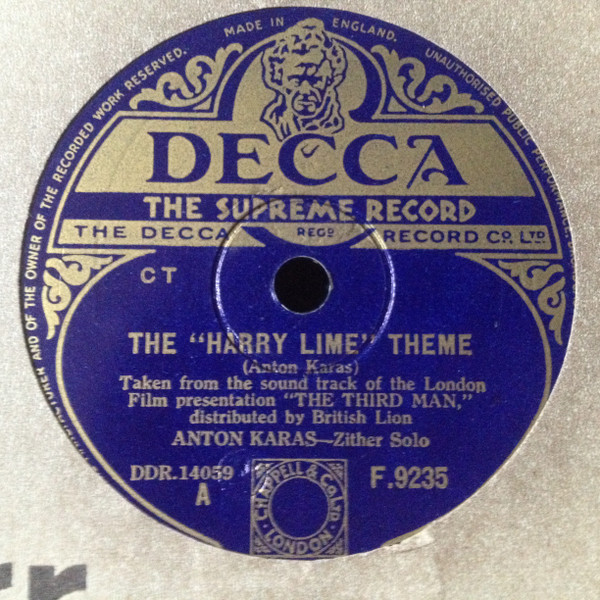 Anton Karas -  The Harry Lime Theme  Cafe Mozart Waltz