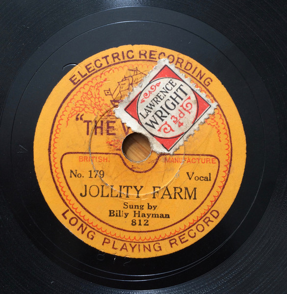 The Harry Maquilty Band  Billy Hayman -  Irish Jigs No 2  Jollity Farm