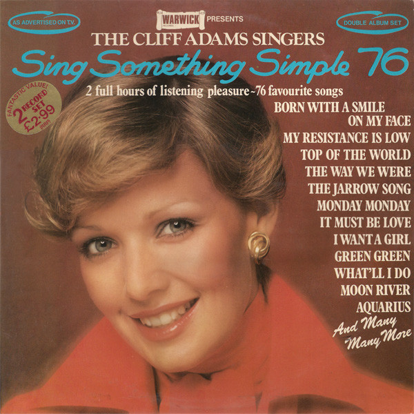 The Cliff Adams Singers - Sing Something Simple 76