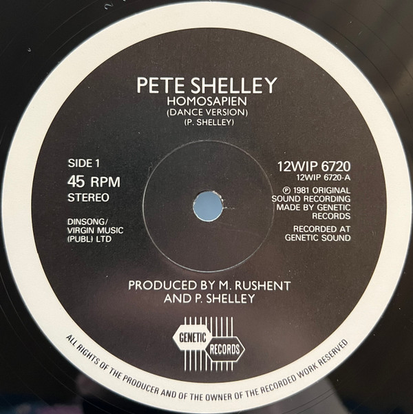 Pete Shelley - Homosapien