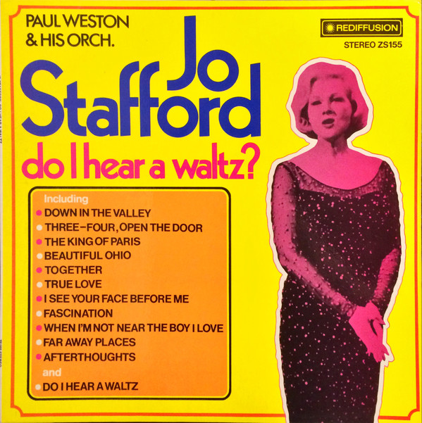 Jo Stafford With Paul Weston And His Orchestra - Do I Hear A Waltz