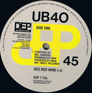 UB40 - Red Red Wine