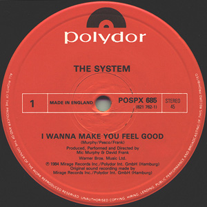 System The - I Wanna Make You Feel Good