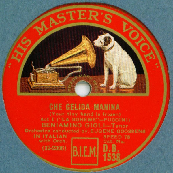 Beniamino Gigli - Che Gelida Manina
