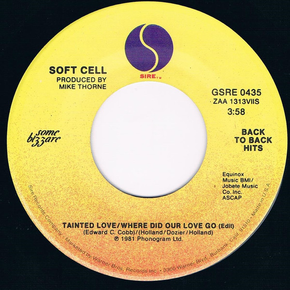 Soft Cell - Tainted Love  Where Did Our Love Go  What