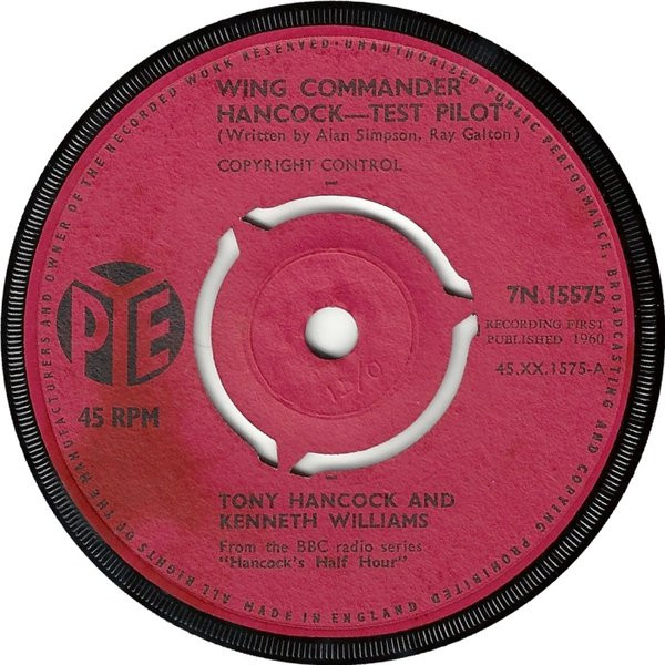 Tony Hancock And Kenneth Williams - Wing Commander Hancock  Test Pilot
