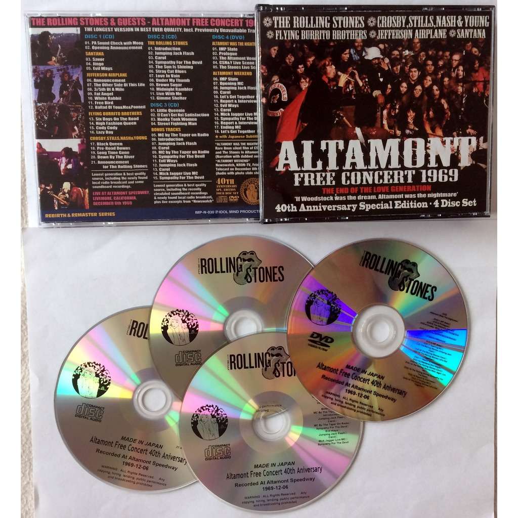 The Rolling Stones  Guests - Altamont Free Concert 1969