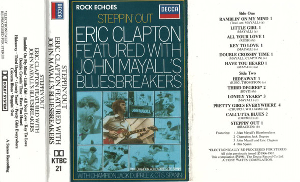 Eric Clapton  John Mayalls Bluesbreakers -  Steppin Out