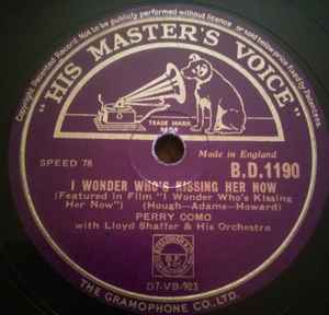 Perry Como -  I Wonder Whos Kissing Her Now