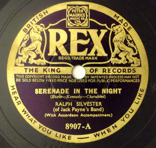 Ralph Silvester - Serenade In The Night  Poppies Bloom Again