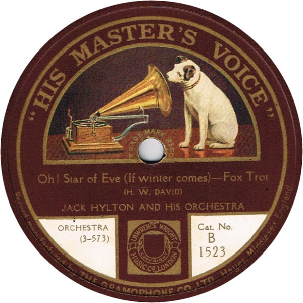 Jack Hylton And His Orchestra - Oh Star Of Eve Dancing Honeymoon