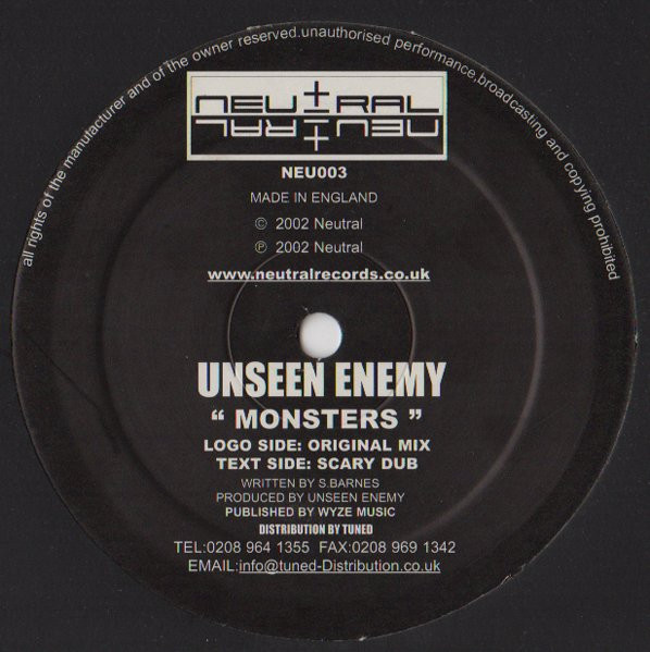 Unseen Enemy - Monsters