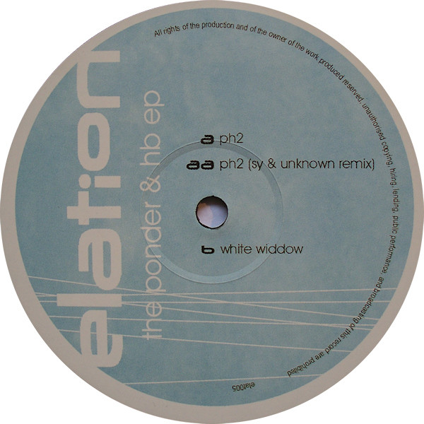 The Ponder  HB - The Ponder  HB EP