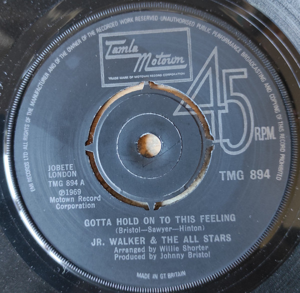 Jr Walker  The All Stars - Gotta Hold On To This FeelingI Aint Going Nowher