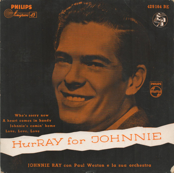 Johnnie Ray Con Paul Weston E La Sua Orch -  Hurray For Johnnie