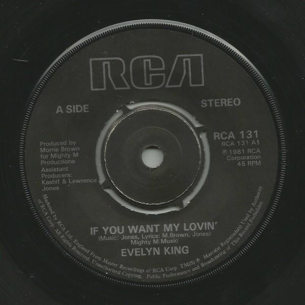 Evelyn King - If You Want My Lovin